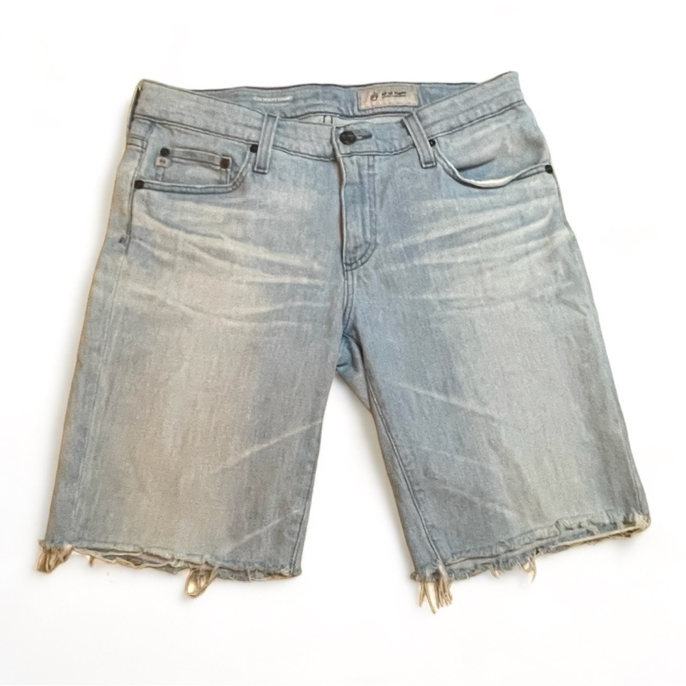 AG Denim Nikki Mid Rise Relaxed Cutoff Skinny Jean Shorts size 28 Woman’s Summer - Picture 2 of 11